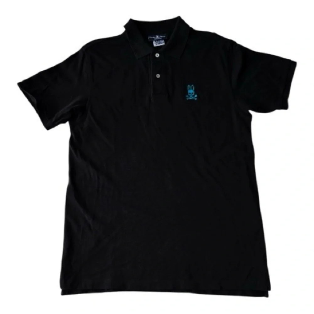 Psycho Bunny By Robert Godley Polo Shirt Black color 100% Peruvian Cotton | (6) - Picture 6 of 14